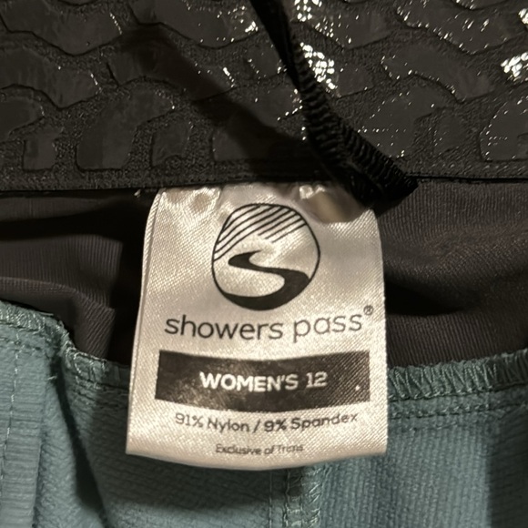 Showers Pass Cross Country Short Smoke Blue Velcro Waist Cycling Biker-12 - Picture 7 of 8